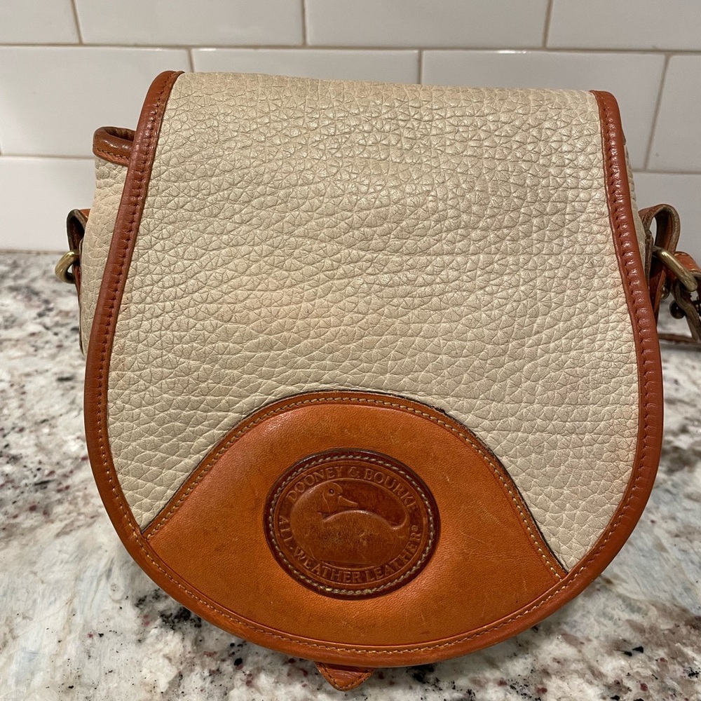 Dooney and Bourke pebbled leather vintage big duck crossbody